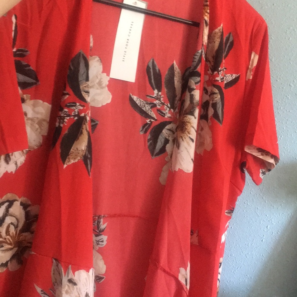 flowy  cardigan - Picture 2 of 2